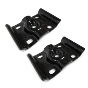 Pair Rear Suspension Axle Leaf Spring U-Bolt Counter Top Plate Bracket Fit for 1999-2010 Ford F-250 F350 Super Duty Excursion