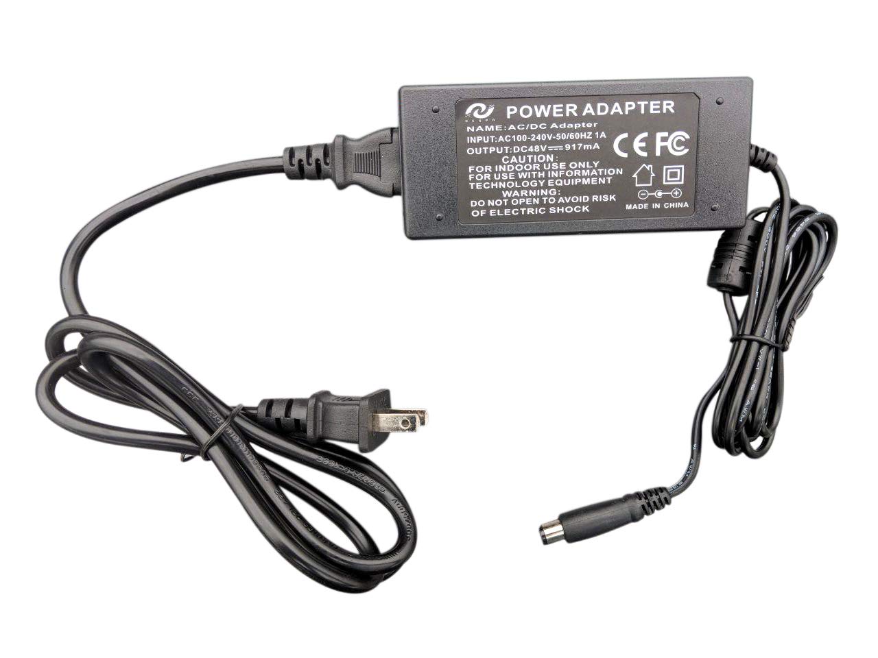 NeuPo 48 Volt Power Supply | Compatible with Select Cisco Phone Models in The 8800, 8900 (Only 8961), 9900 Series | Power Adapter Only Compatible with Cisco 8811, 8841, 8851, 8861, 8961, 9951, 9971