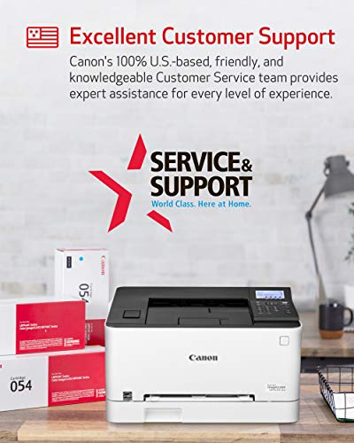 Canon Color Image Class LBP622Cdw -Wireless, Mobile Ready, Duplex Laser Printer, Compact Size - White