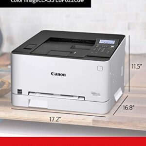 Canon Color Image Class LBP622Cdw -Wireless, Mobile Ready, Duplex Laser Printer, Compact Size - White