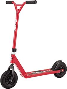 razor pro rds dirt scooter for kids ages 10+ – pneumatic tires, aircraft-grade aluminum frame, off-road scooter for riders up to 220 lbs