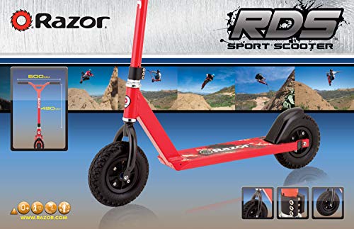 Razor Pro RDS Dirt Scooter for Kids Ages 10+ – Pneumatic Tires, Aircraft-grade Aluminum Frame, Off-Road Scooter for Riders Up to 220 lbs