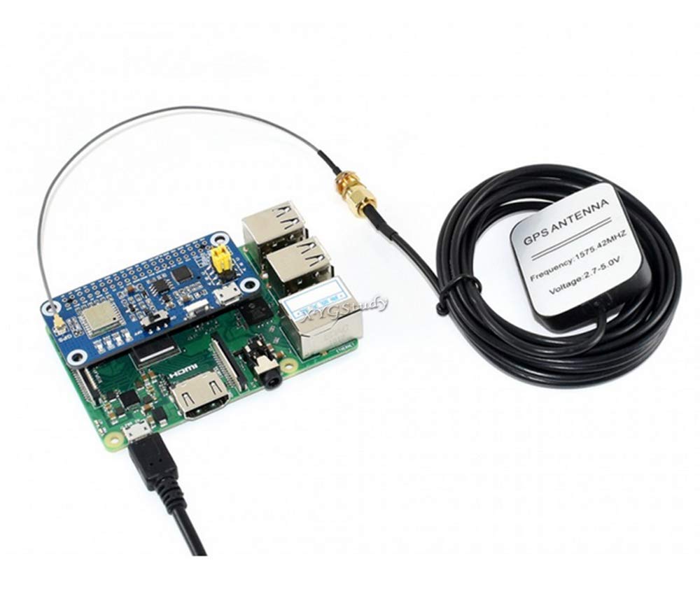 Raspberry Pi GNSS L76X GPS HAT Supports Multi-GNSS Systems GPS BDS QZSS Supports DGPS SBAS Interface UART with External Antenna Industrial PDA Tracking Security System Module @XYGStudy