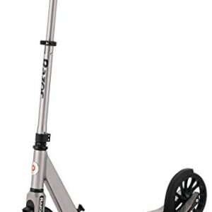 Razor A5 Prime Kick Scooter for Kids Ages 8+ - Extra-Large Deck, 8" Urethane Wheels, Anodized Aluminum Frame, Anti-Rattle Technology, For Riders Up to 220 lbs