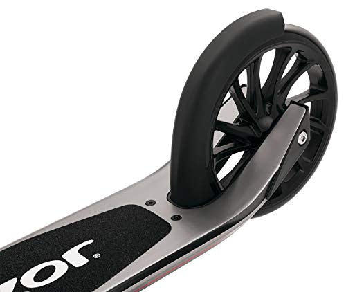 Razor A5 Prime Kick Scooter for Kids Ages 8+ - Extra-Large Deck, 8" Urethane Wheels, Anodized Aluminum Frame, Anti-Rattle Technology, For Riders Up to 220 lbs