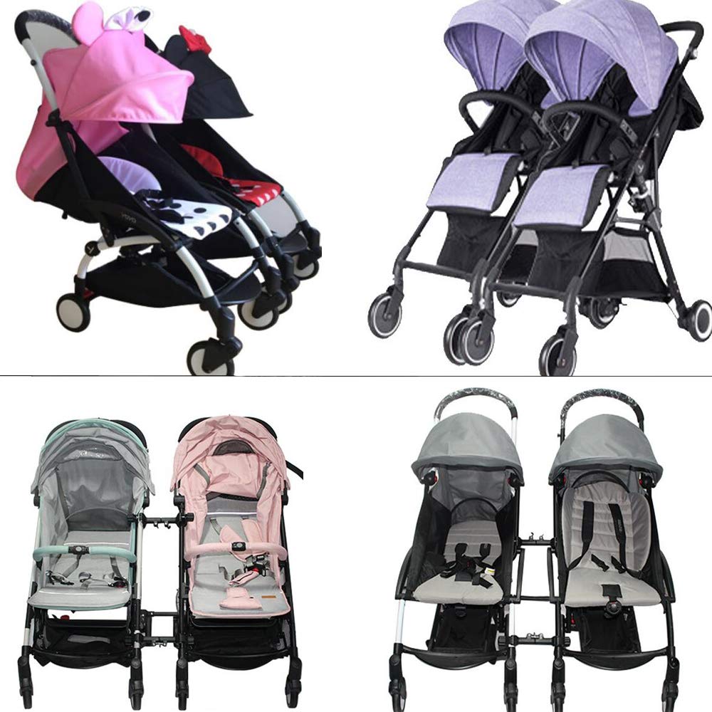 Twin Stroller Connector for Baby Universal Fits Umbrella Strollers Babyzen YOYO Yoya Etc.. Turns Two Single Strollers into a Double Stroller