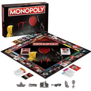 Monopoly IT Board Game | Based on The 2017 Drama/Thriller IT | Officially Licensed IT Merchandise | Themed Classic Monopoly Game