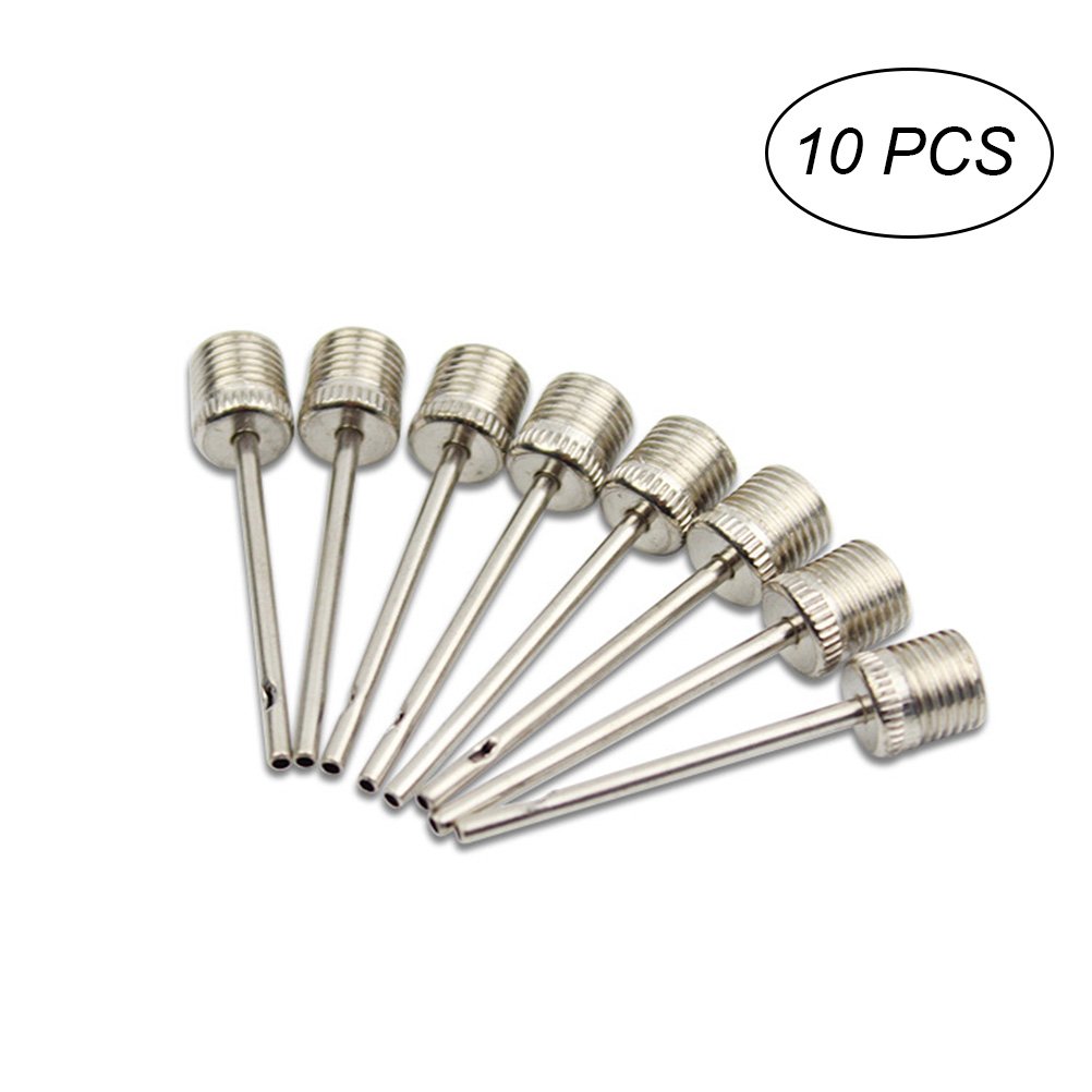 LIOOBO 10Pcs Ball Needles Metallic air Inflation Needles for Sport Football Basketball Soccer Volleyball