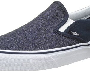 Vans Men's Classic, Check Foxing Cool Blue White, 7.5