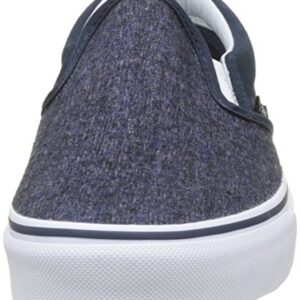 Vans Men's Classic, Check Foxing Cool Blue White, 7.5