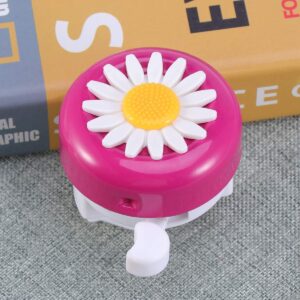 BESPORTBLE Bicycle Bell Ring for Kids Boys Girls Children Bike Bell Cute Bicycle Ring Bell Accessory (Rosy White)