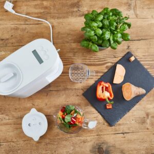 Tommee Tippee Quick-Cook Baby Food Maker, Blender and Steamer, Food Processor, For All Stages of Baby Weaning