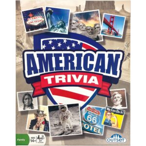 Outset Media American Trivia Game (Amazon Exclusive) – 5 Categories to Choose from and 1,000 Questions – for Ages 14 and up