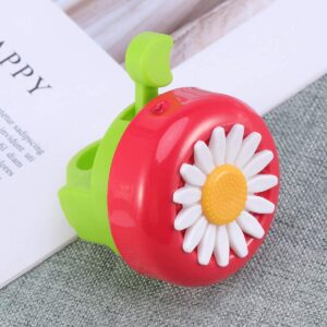 BESPORTBLE Bicycle Bell Ring for Boys Girls Bike Bell Cute Bicycle Ring Bell Accessory - Red Green