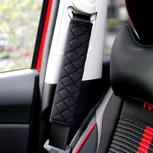 Onwon 5 Pcs Car Seat Belt Pads Universal Seat Belt Protector Soft Comfort Seat Belt Shoulder Strap Covers Harness Pads for Car and Bag Helps Protect Your Neck and Shoulder from The Seat Belt Rubbing