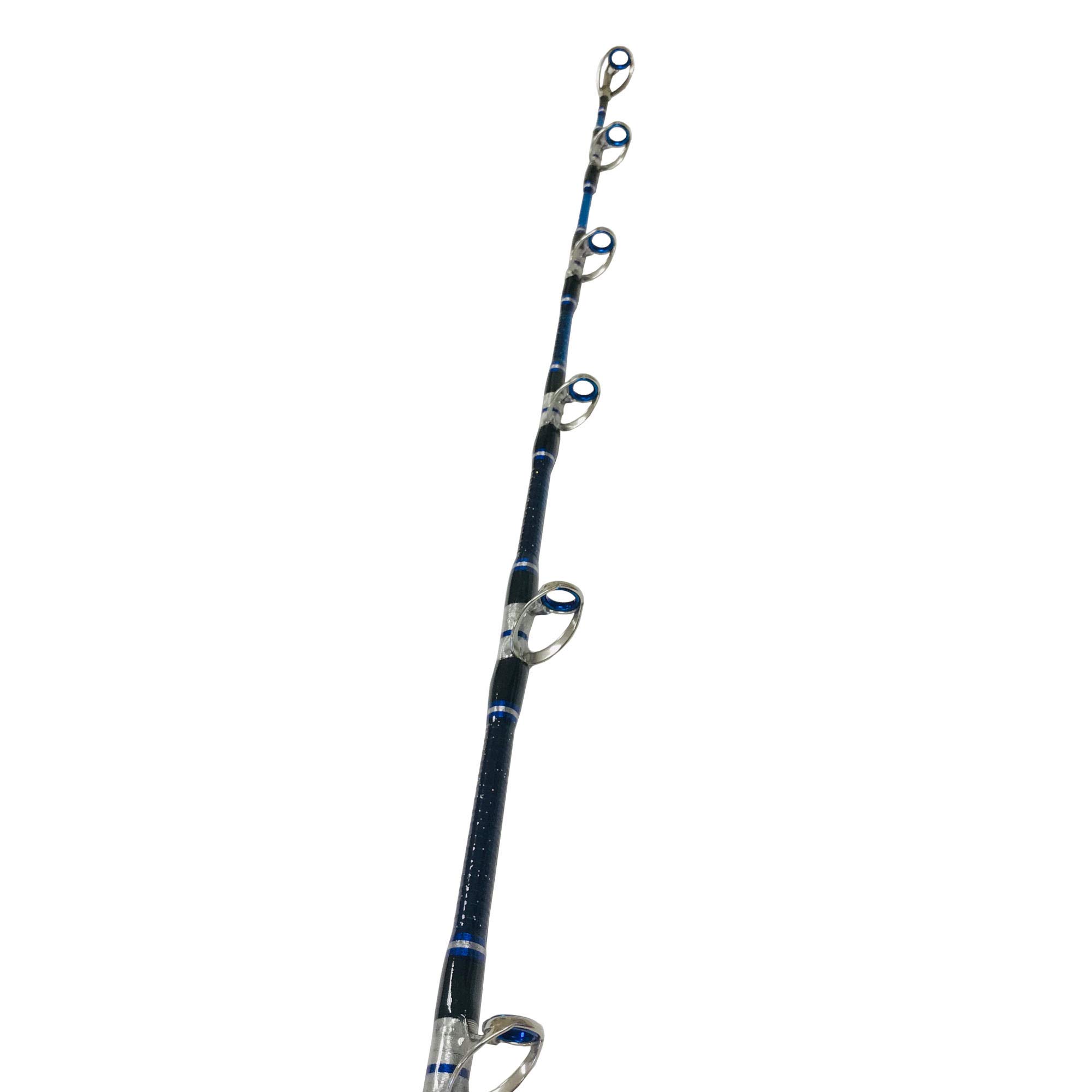 EatMyTackle Big Daddy Jigging Rod | Saltwater Fishing Rod (30-50lb Moderate/Heavy Action, 2pc)