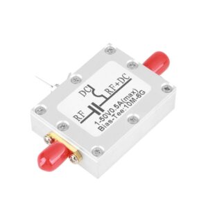 bias tee,10mhz-6ghz bias tee broadband radio frequency microwave coaxial bias low noise amplifier module.