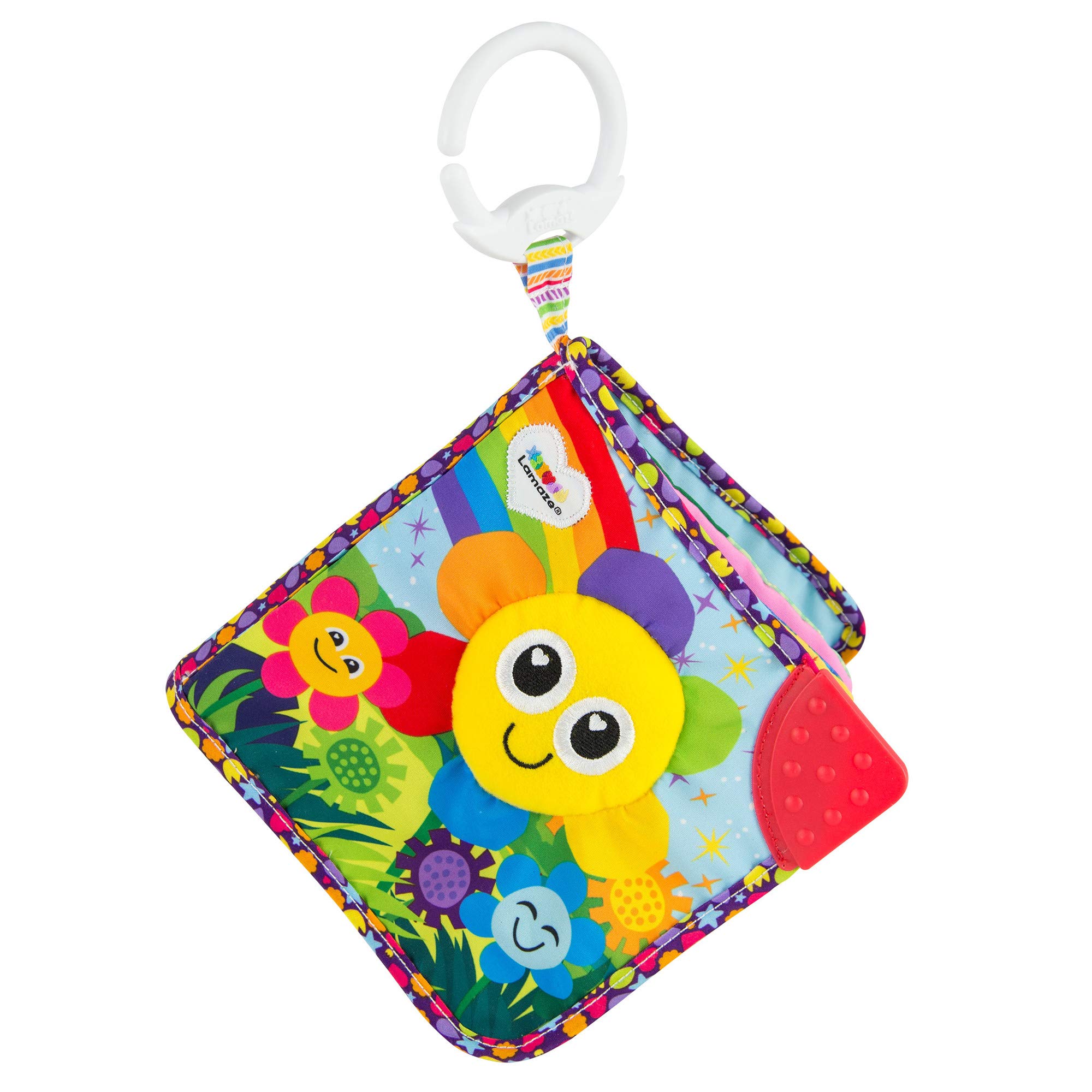 Lamaze Fun with Colors Soft Baby Book - High Contrast Baby Book with Crinkly Cloth Pages - Sensory Books for Babies Ages 6 Months and Up