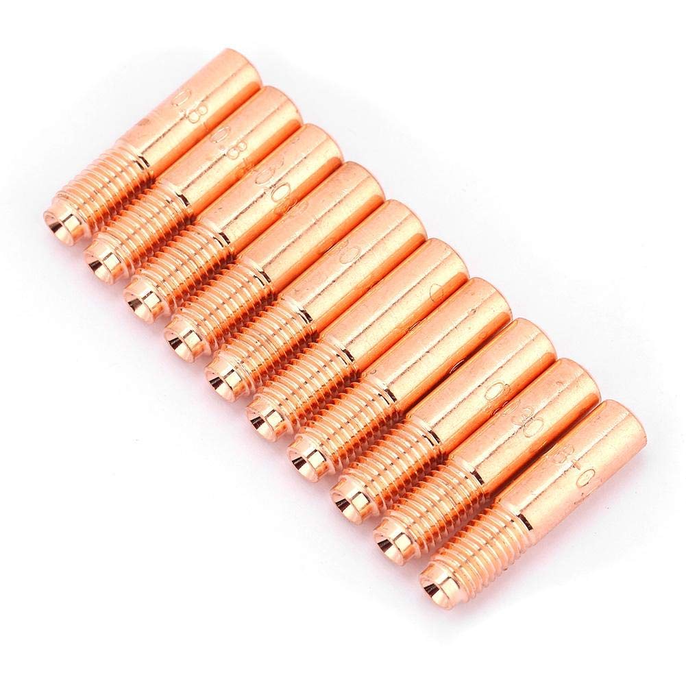 10pcs 0.030" Cooper Welding Contact Tips Mig Welder Tip for Miller Millermatic Series 000067 0.8MM