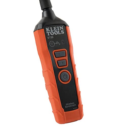 Klein Tools ET20 Wi-Fi Borescope Inspection Camera with Rechargeable Lithium-Ion Battery and On-Board LED Lights