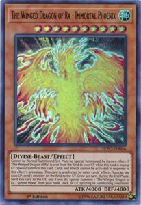 yu-gi-oh! - the winged dragon of ra - immortal phoenix - dupo-en046 - ultra rare - 1st edition - duel power