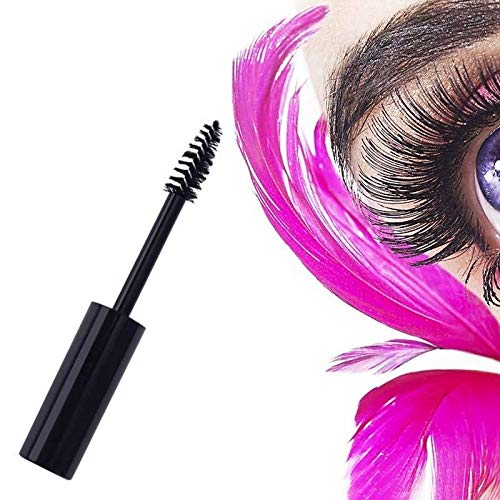 8ml Mascara Tube Empty and Wand Eyelash Cream Container Bottle 7ml Transparent Empty Mascara and Eyeliner Tubes with Rubber Inserts and Funnels Set for Castor Oil DIY Mascara（Silver, Black)