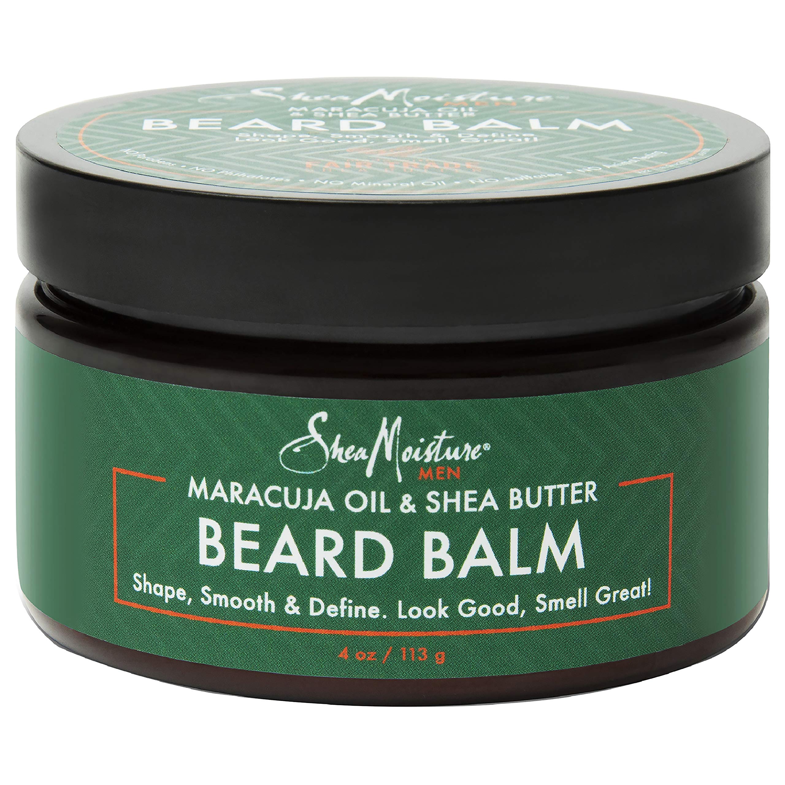 Sheamoisture Beard Balm for a Full Beard Maracuja Oil and Shea Butter to Soften and Shine Beards 4 oz