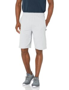 jockey men's active quick dry short, marled white-10155, medium