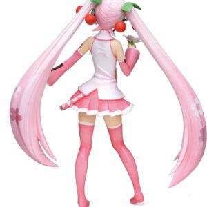 Sega Hatsune Miku Super Premium Action Figure Sakura Miku, 9"