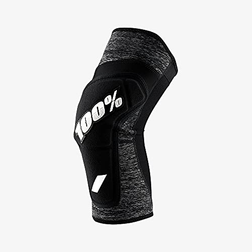 1 Unisex-Adult Ridecamp Knee Guard, Grey Heather/Black, S