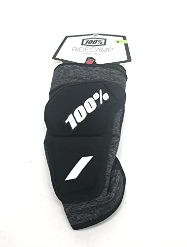 1 Unisex-Adult Ridecamp Knee Guard, Grey Heather/Black, S