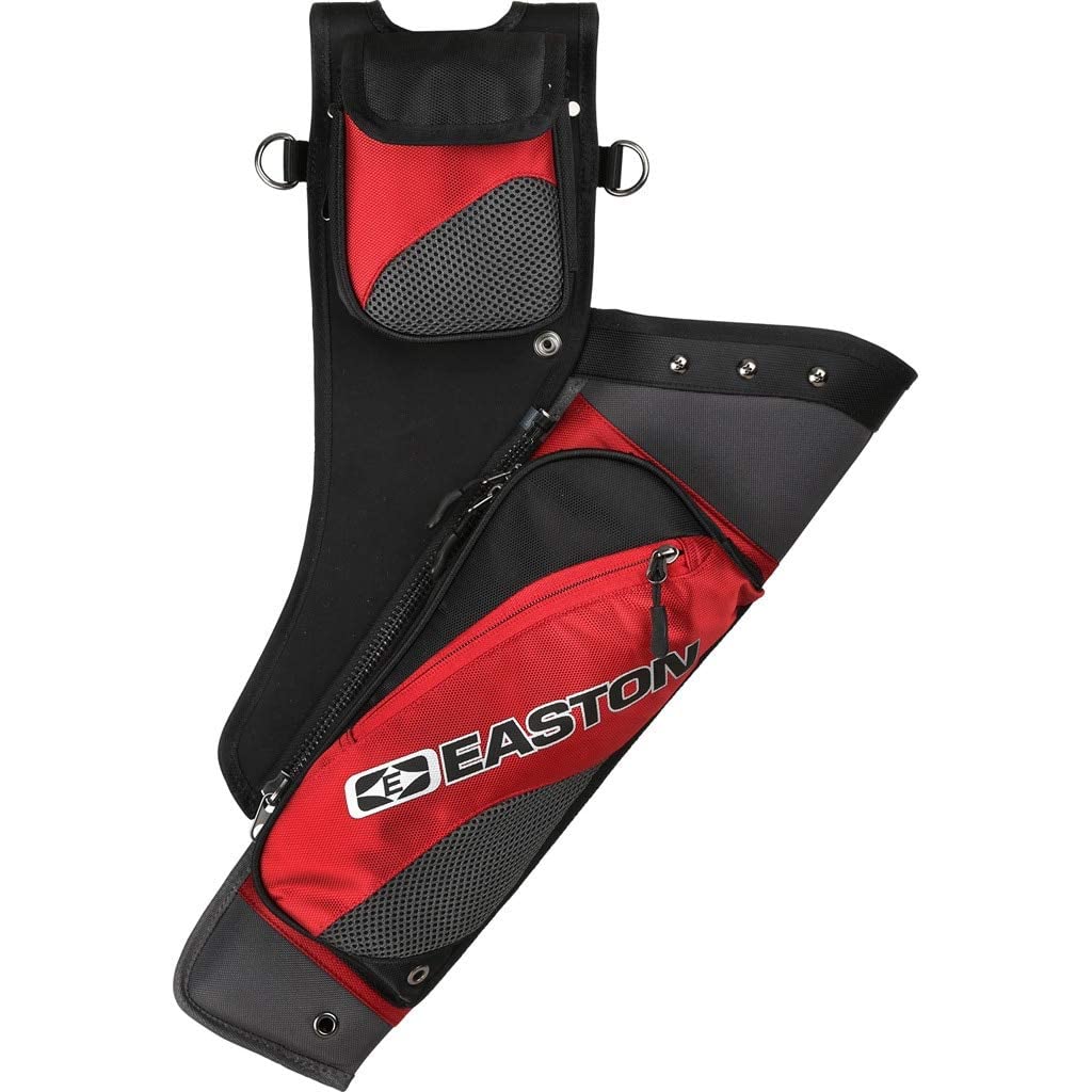 Easton Deluxe Takedown Hip Quiver with Belt Red RH