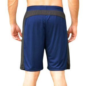 Colosseum Active Men's Four Way Stretch Athletic Short (Estate Blue, Large)