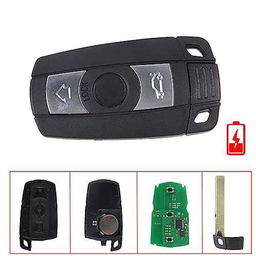 FLYPIG Remote Key Fob for BMW 3 5 6 Series 328i 335i 525i 528i 530i 2007 2008 2009 2010 2011 KR55WK49123 KR55WK49127 315MHz