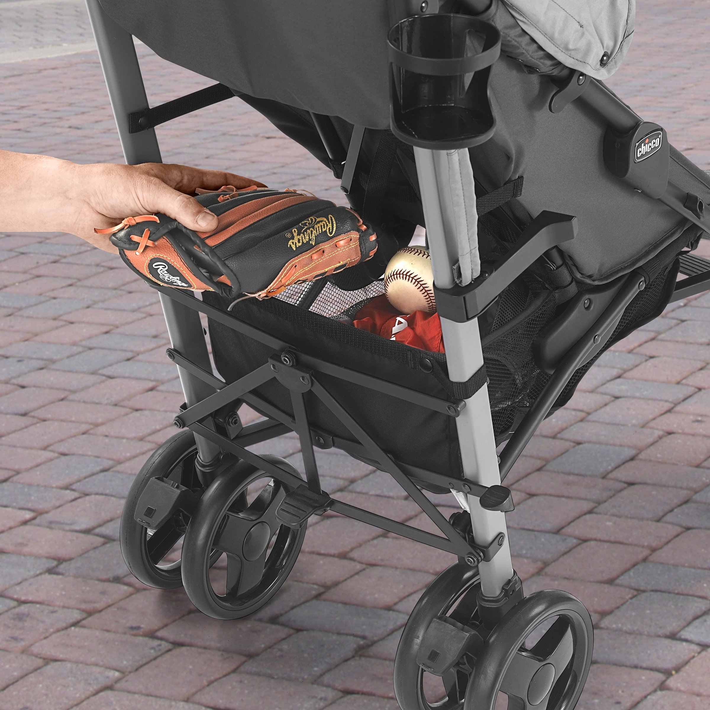 Chicco Liteway Stroller - Moon Grey | Grey/Black