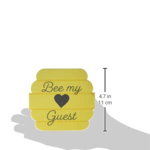 Creative Converting Bumblebee Baby Invitations, 4.5" x 4.5", Multi-color