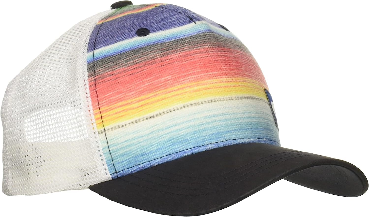 Costa Baja Stripe Trucker Hat, Blue