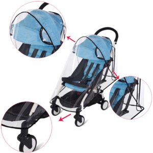 ROMIRUS Stroller Rain Cover Weather Shield Compatible for Babyzen YOYO 6+ YOYO+ Strollers