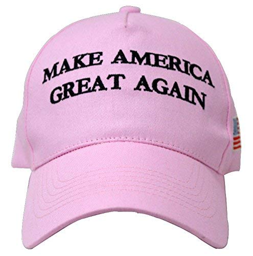 Ezone Make America Great Again Hat [3 Pack], Donald Trump USA MAGA Cap Adjustable Baseball Hat (Original Pink)