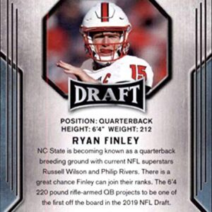 2019 Leaf Draft Football RC Rookie Card #64 Ryan Finley N.C. State Wolfpack