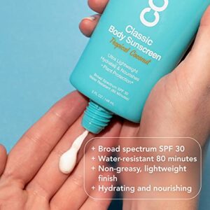 COOLA Organic Sunscreen SPF 30 Sunblock Body Lotion, Dermatologist Tested Skin Care For Daily Protection, Vegan And Gluten Free, Tropical Coconut, 5 Fl Oz