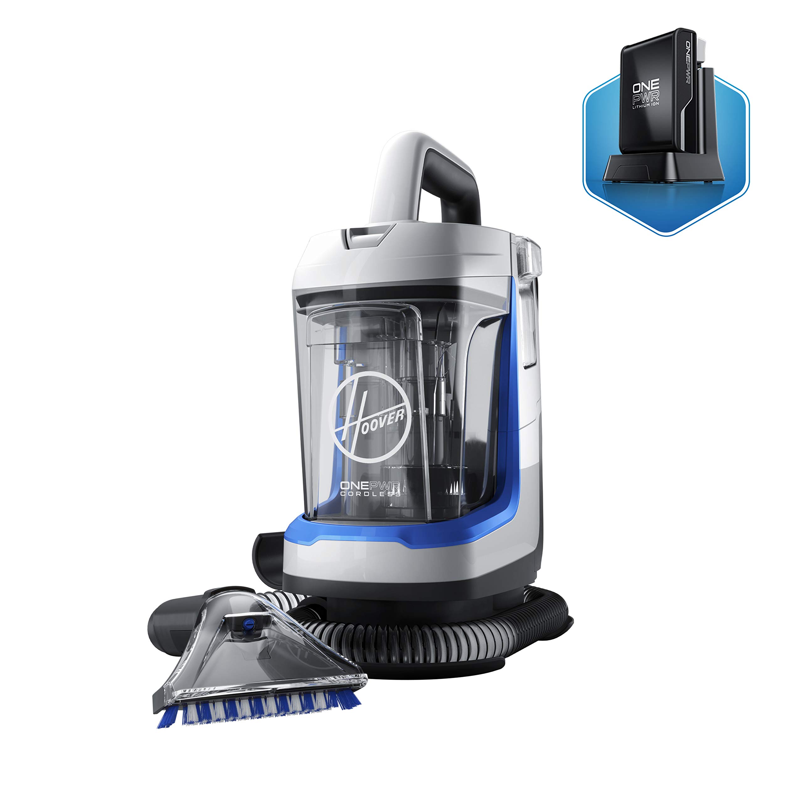 Hoover ONEPWR Spotless Go Battery Operated Spot and Stain Remover, Blue