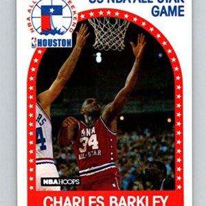 1989-90 Hoops Basketball #96 Charles Barkley Philadelphia 76ers AS Official NBA Trading Card