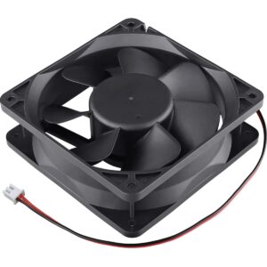 GDSTIME Dual Ball Bearings 1238 Cooling Fan, 120mm x 38mm 24V DC 125CFM Brushless Cooler Fan