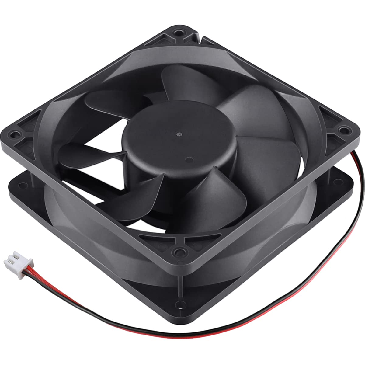 GDSTIME Dual Ball Bearings 1238 Cooling Fan, 120mm x 38mm 24V DC 125CFM Brushless Cooler Fan