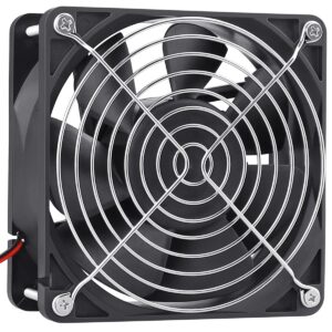 GDSTIME Dual Ball Bearings 1238 Cooling Fan, 120mm x 38mm 24V DC 125CFM Brushless Cooler Fan