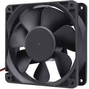 GDSTIME Dual Ball Bearings 1238 Cooling Fan, 120mm x 38mm 24V DC 125CFM Brushless Cooler Fan