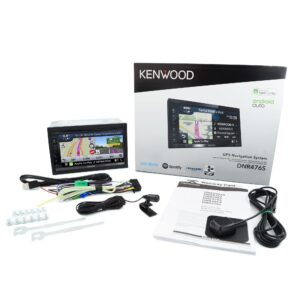 KENWOOD DNR476S 6.8" Car Stereo, Garmin Navigation Built in, Inrix Traffic Service, CarPlay and Android Auto, Bluetooth, (Does Not Play DVD's)