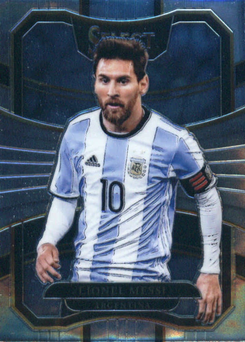 2017-18 Panini Select #76 Lionel Messi Argentina Soccer Card