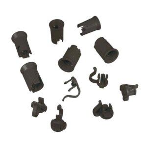 Novelty Lights 50 Pack C7 Replacement Sockets, Black, SPT-1